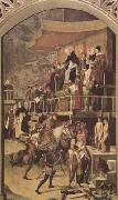 BERRUGUETE, Pedro Court of Inquisition chaired by St Dominic (mk08) oil painting picture wholesale